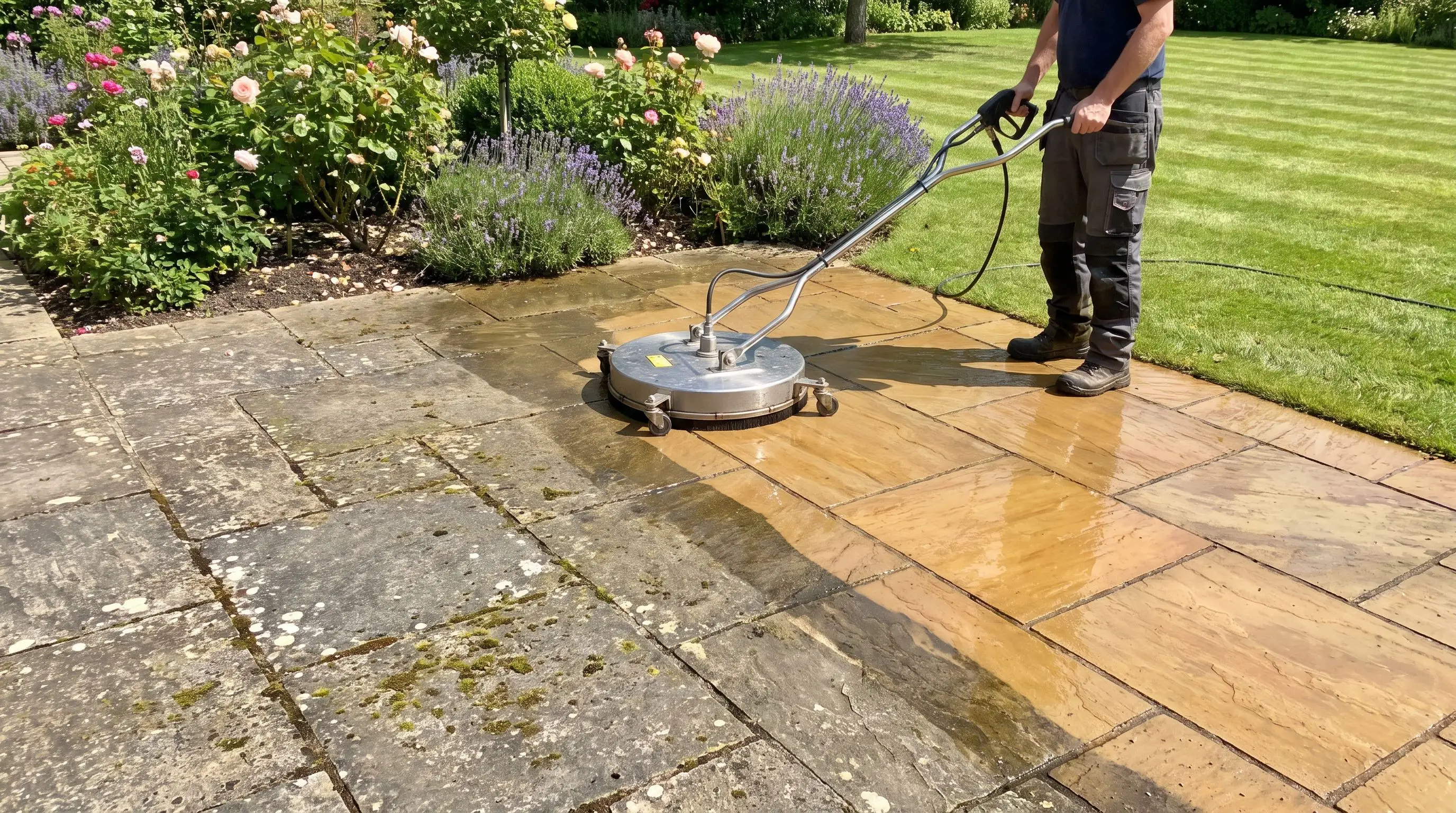 Patio Cleaning in Dorchester